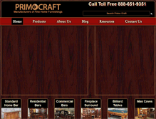 Tablet Screenshot of primocraft.com